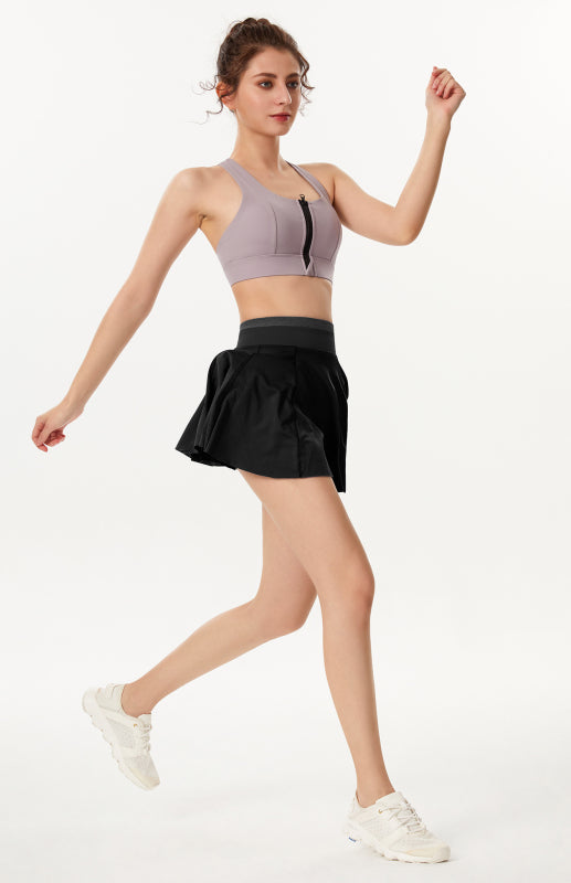 Quick Drying Breathable Mesh Running Training Skirt