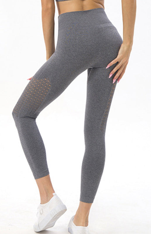 Seamless Hollow Beautiful Back Bra High Waist Buttocks Leggings Yoga Tracksuit