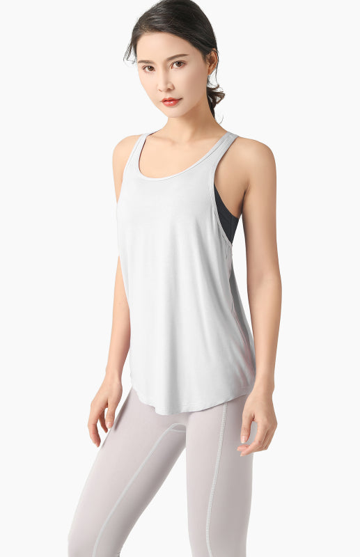 Women'S Sports Running T-Shirt Top Sleeveless