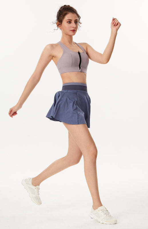 Quick Drying Breathable Mesh Running Training Skirt