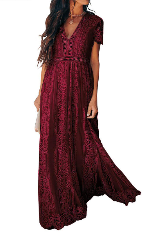 Women's  Fill Your Heart Lace Maxi Dress